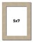 5x7 Thin Barnwood Picture Frame with UV-Resistant Acrylic & Acid Free Backing, Available in 2 Paint Finishes - Grey and Black